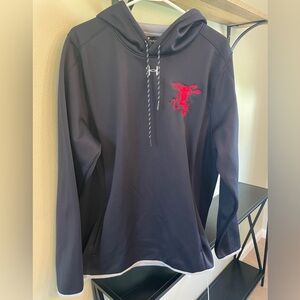 Men’s Under Armour Fireball Coldgear Black Hoodie Size Large